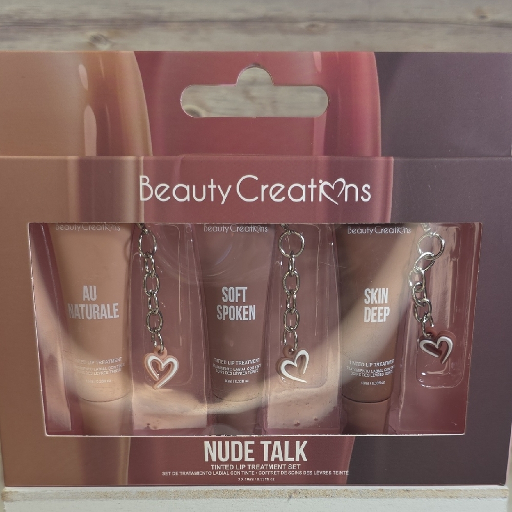 Beauty Creations Nude Talk Tinted Lip Treatment Trio